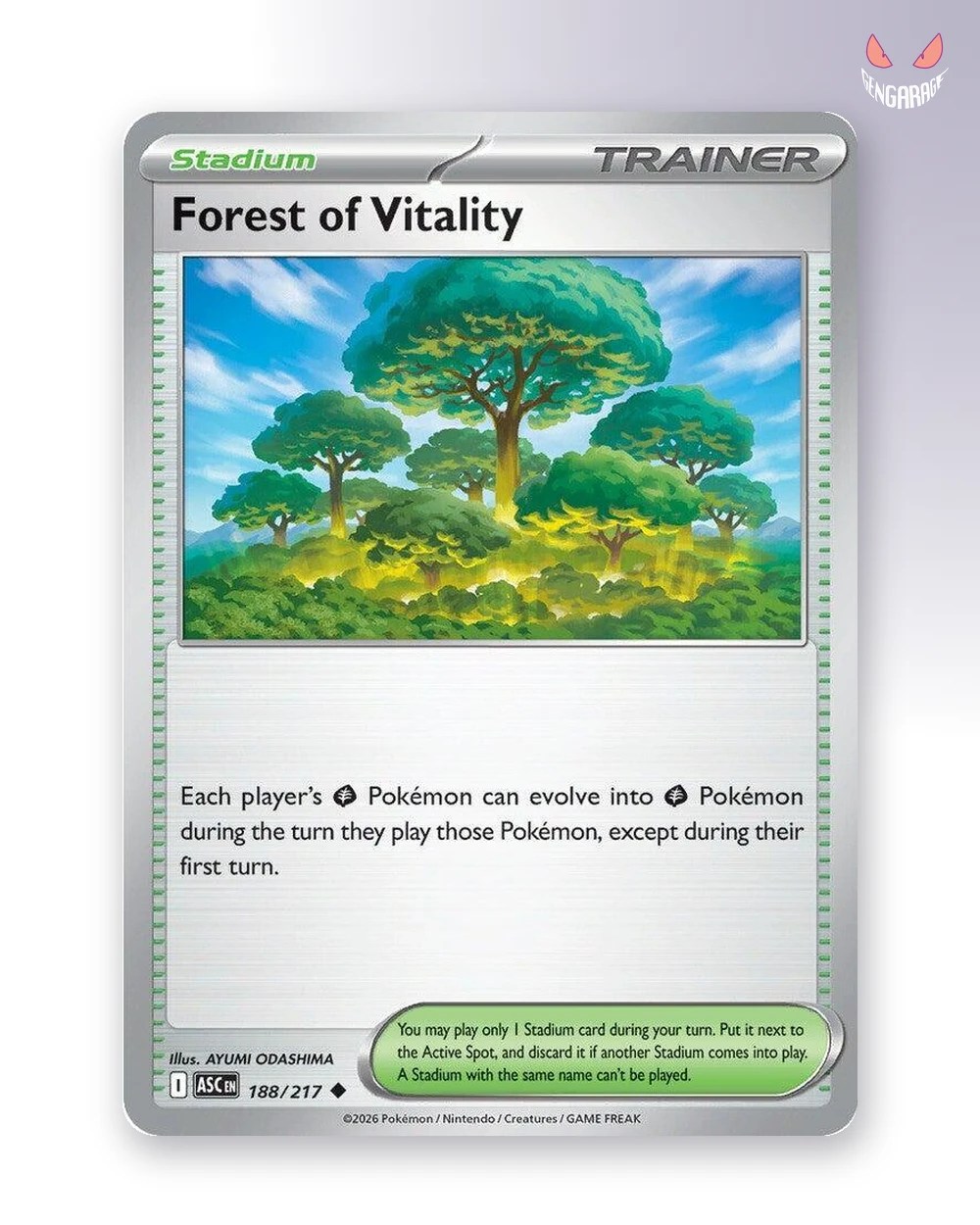 Forest of Vitality 188 [NM] - Ascended Heroes