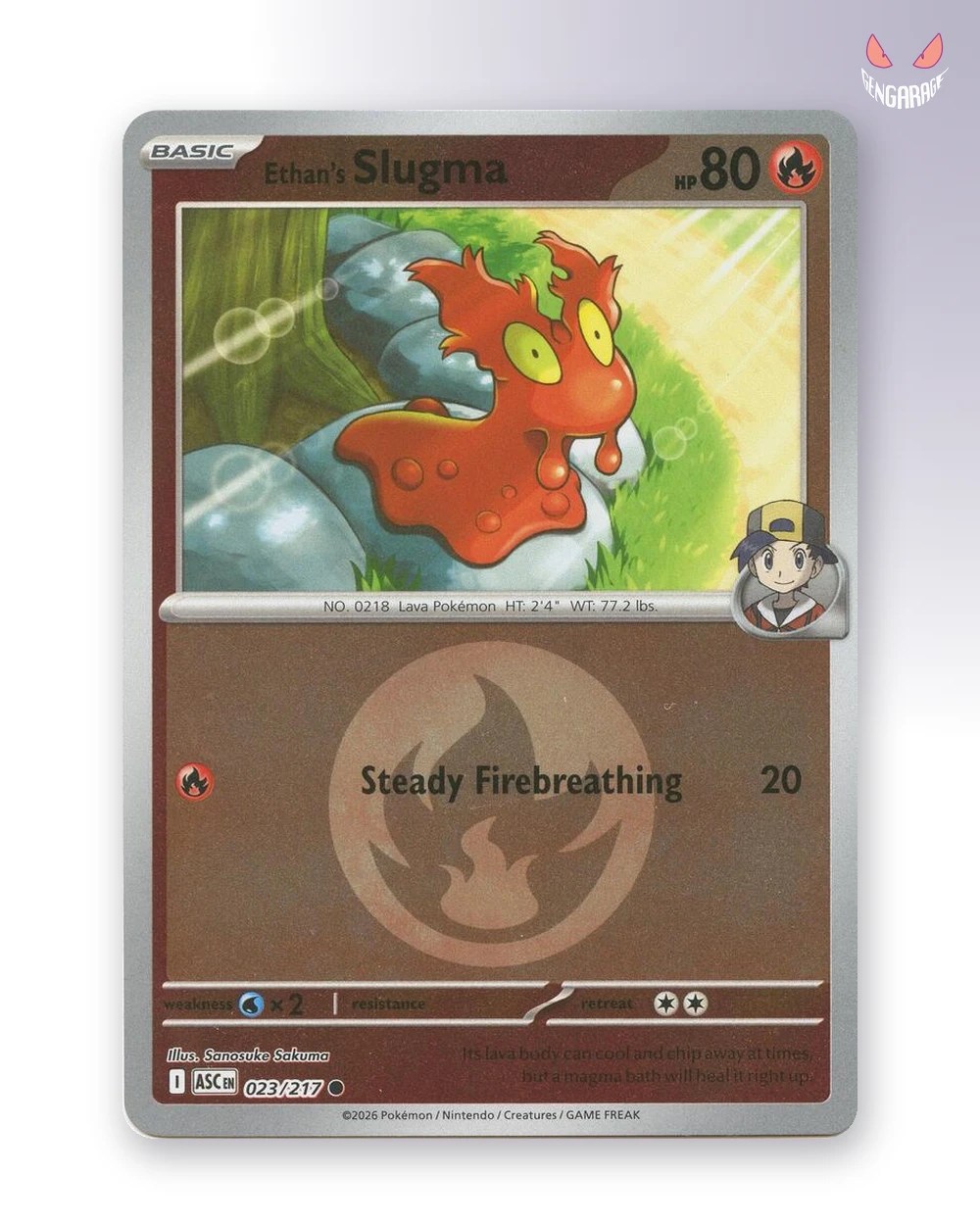 Ethan's Slugma 23 [Energy] [NM] - Ascended Heroes
