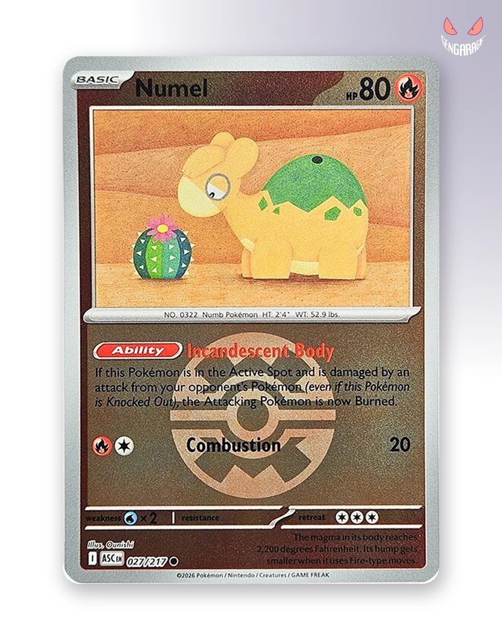 Numel 27 [Quick Ball] [NM] - Ascended Heroes
