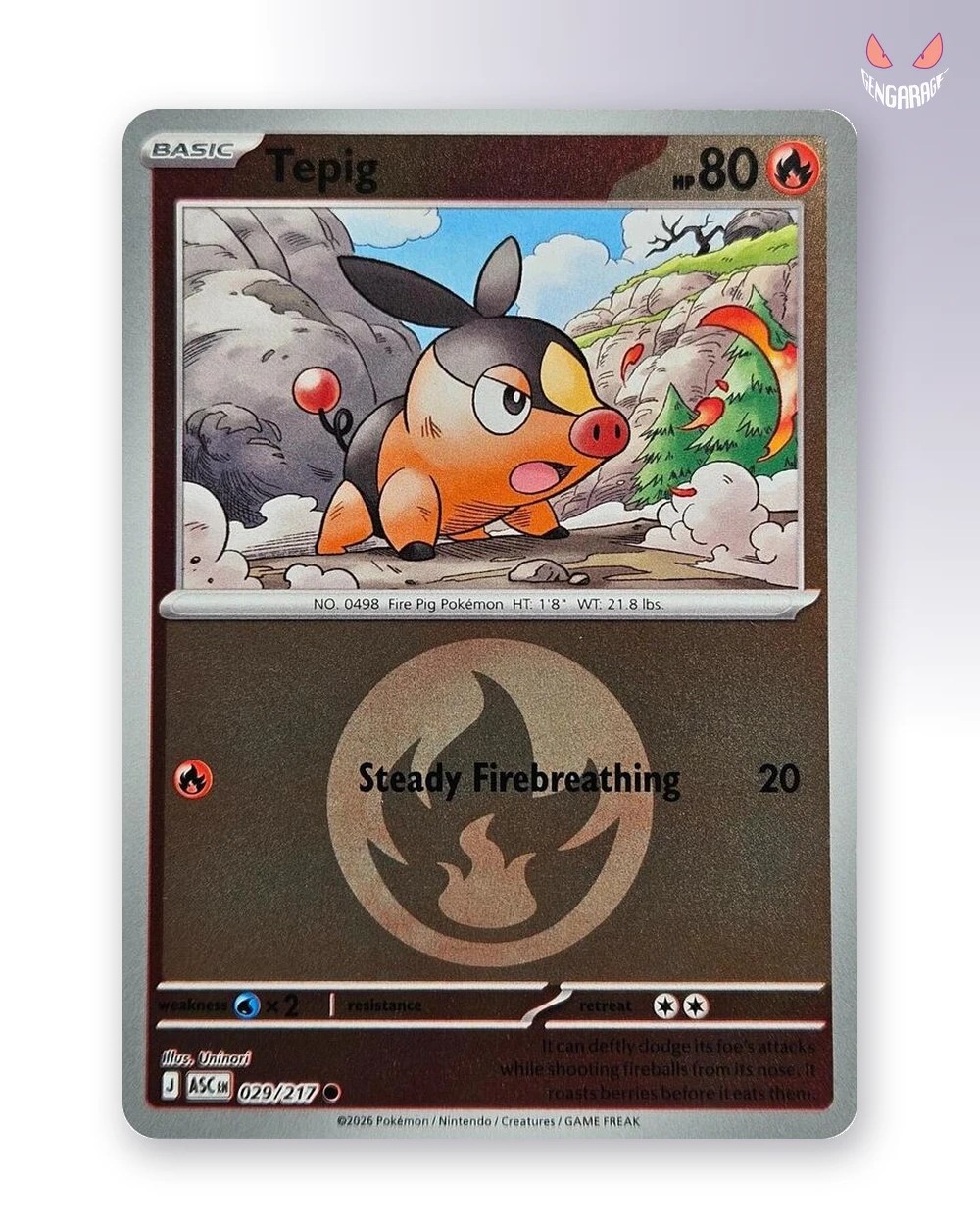 Tepig 29 [Energy] [NM] - Ascended Heroes