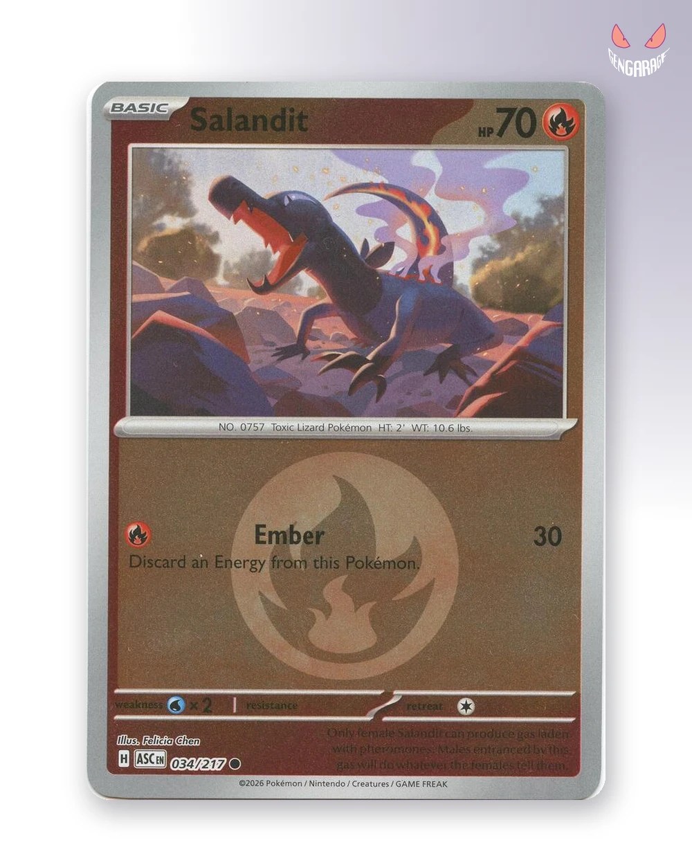 Salandit 34 [Energy] [NM] - Ascended Heroes