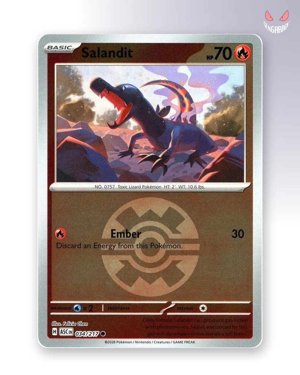 Salandit 34 [Quick Ball] [NM] - Ascended Heroes