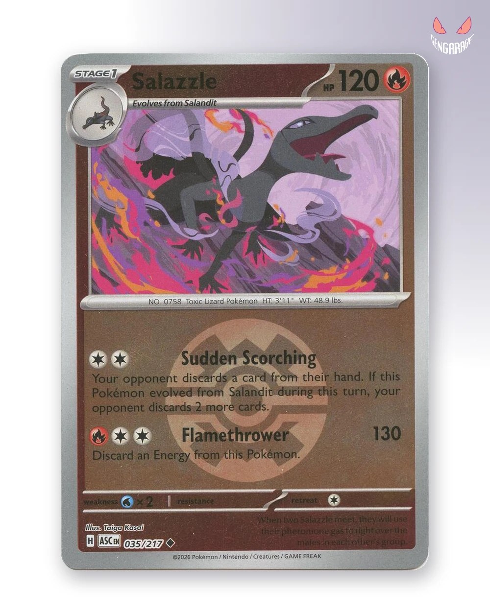 Salazzle 35 [Quick Ball] [NM] - Ascended Heroes