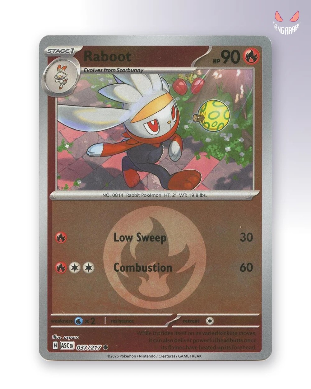 Raboot 37 [Energy] [NM] - Ascended Heroes