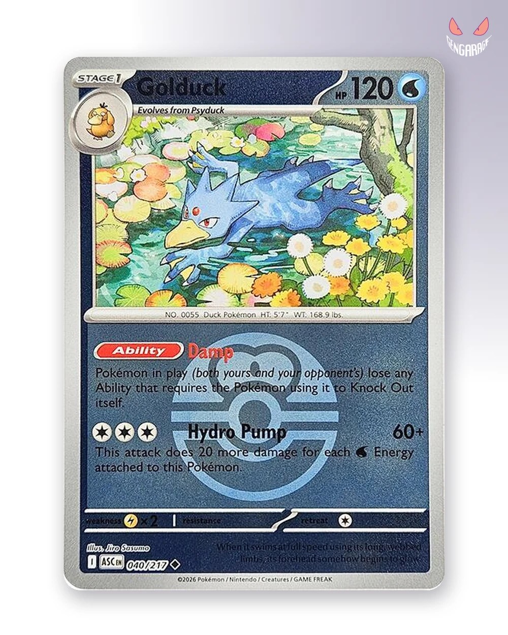 Golduck 40 [Love Ball] [NM] - Ascended Heroes