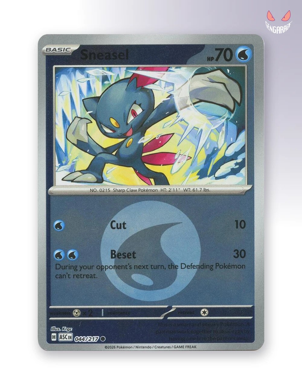 Sneasel 44 [Energy] [NM] - Ascended Heroes