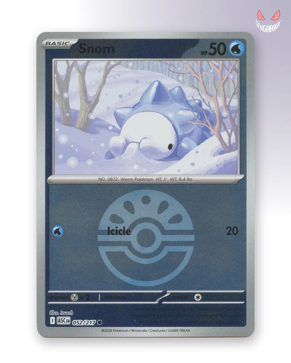 Snom 52 [Friend Ball] [NM] - Ascended Heroes