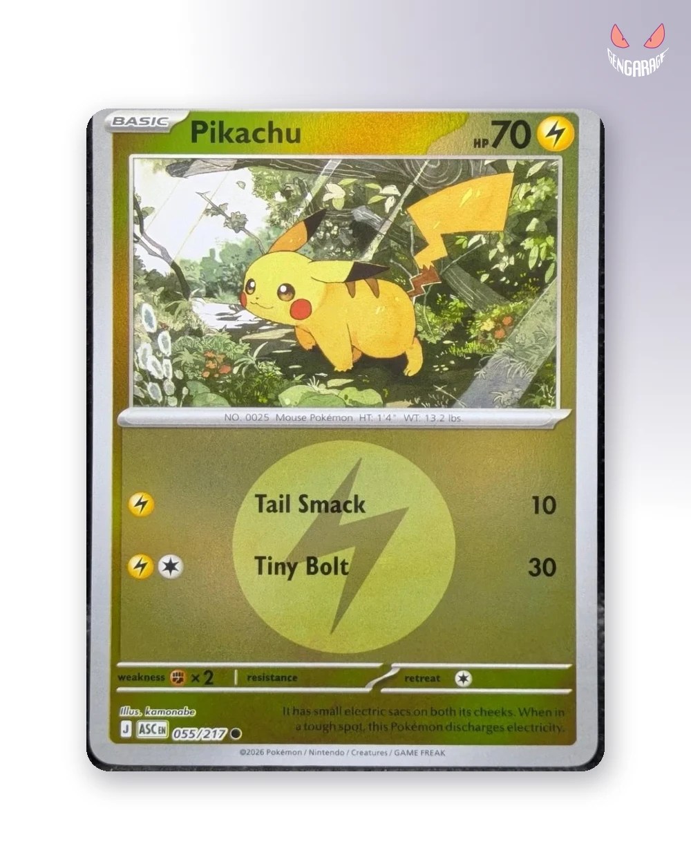 Pikachu 55 [Energy] [NM] - Ascended Heroes
