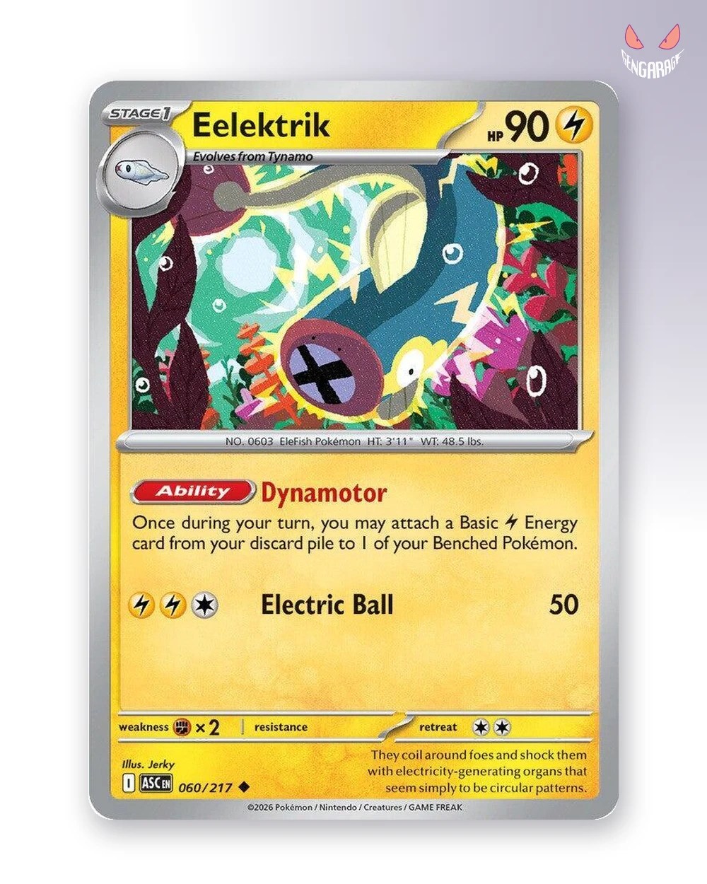 Eelektrik 60 [NM] - Ascended Heroes