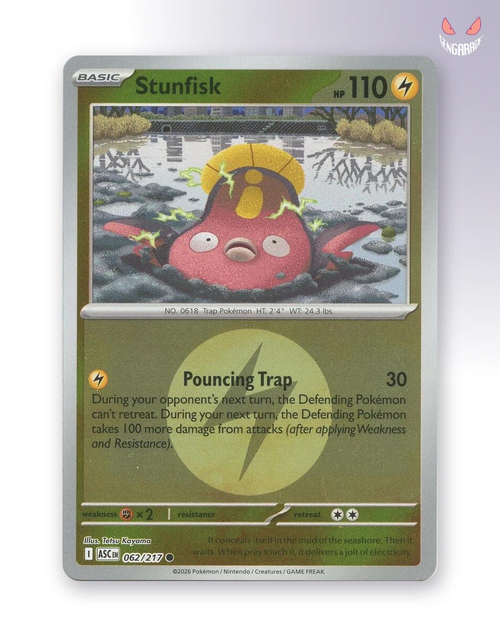 Stunfisk 62 [Energy] [NM] - Ascended Heroes