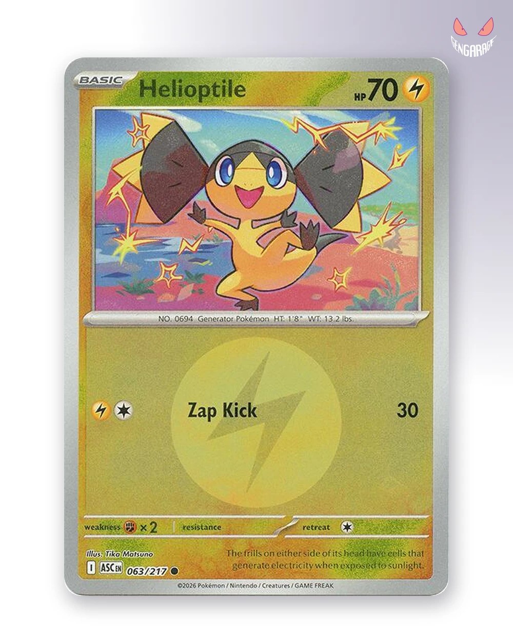 Helioptile 63 [Energy] [NM] - Ascended Heroes