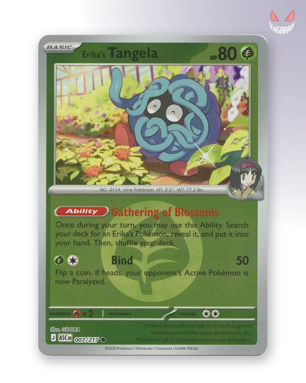 Erika's Tangela 7 [Energy] [NM] - Ascended Heroes