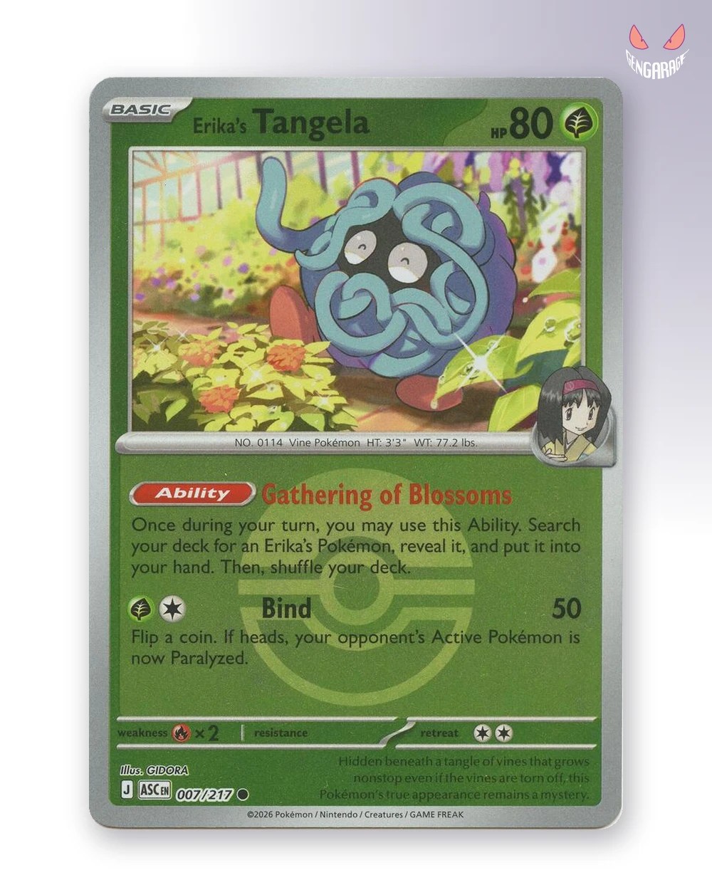 Erika's Tangela 7 [Pokeball] [NM] - Ascended Heroes