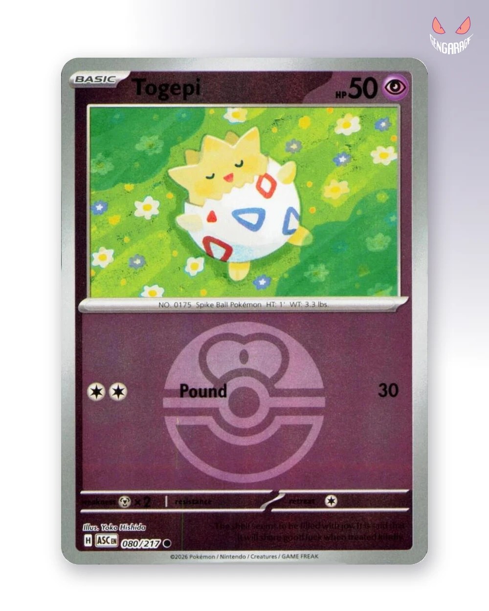 Togepi 80 [Love Ball] [NM] - Ascended Heroes