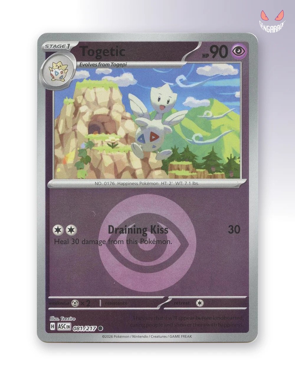 Togetic 81 [Energy] [NM] - Ascended Heroes