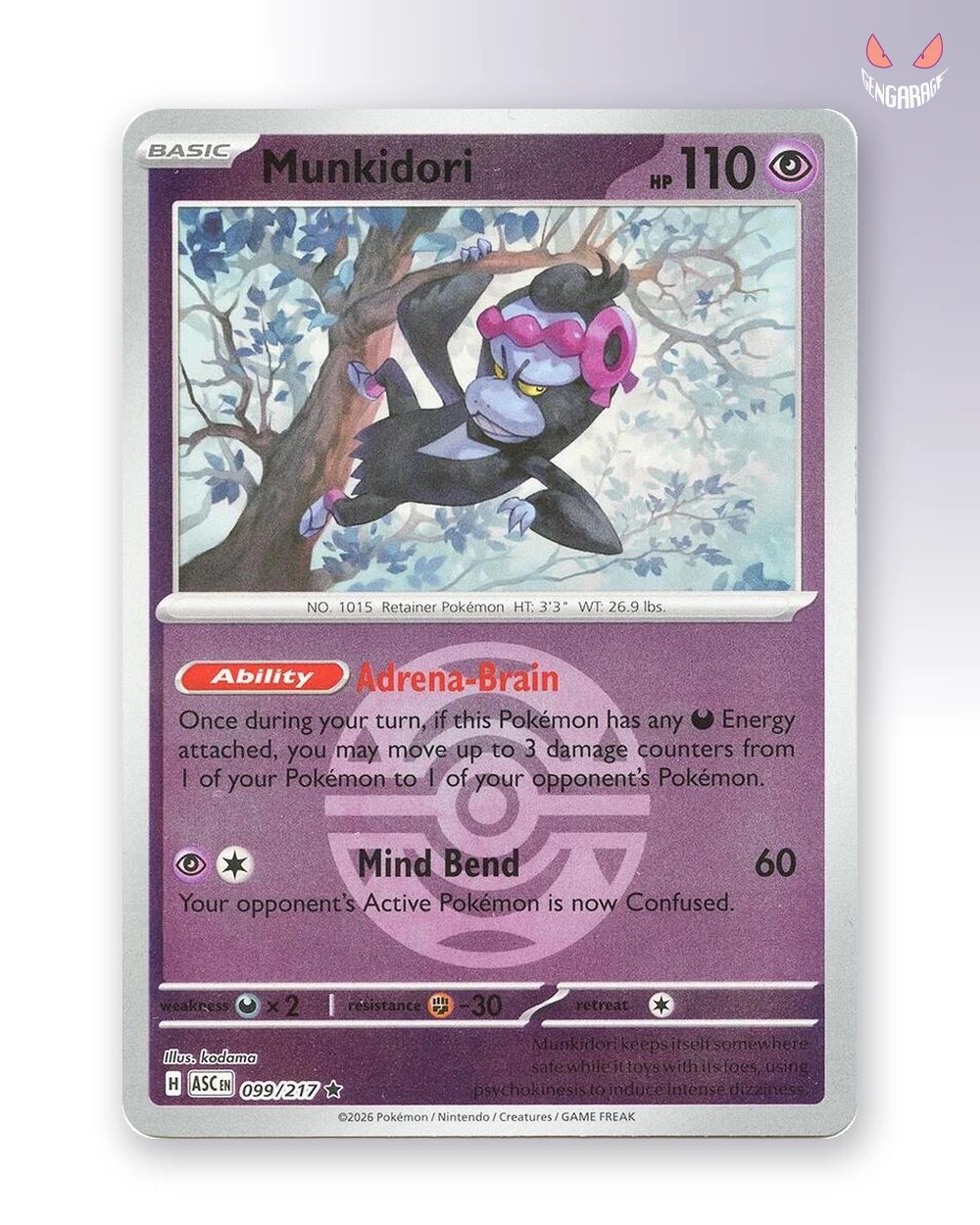Munkidori 99 [Dusk Ball] [NM] - Ascended Heroes