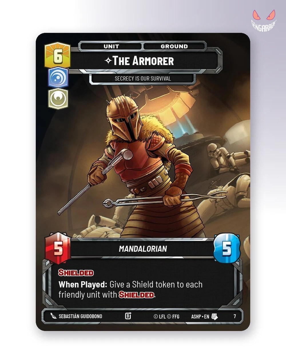 The Armorer - Secrecy is Our Survival 007 [ES] [NM] - Ashes of the Empire - Weekly Play Promos