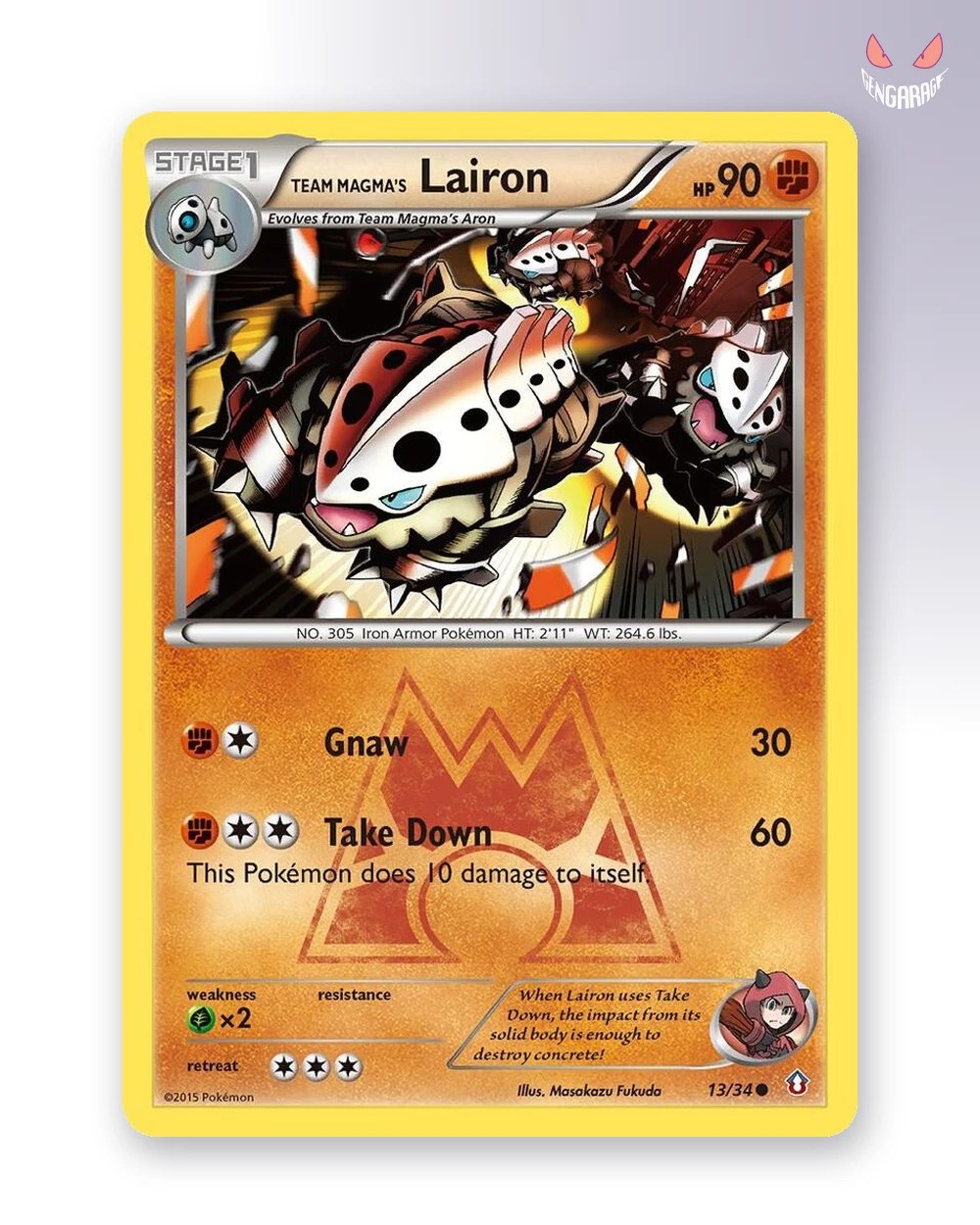 Team Magma's Lairon 13 [RH] [NM] - Double Crisis