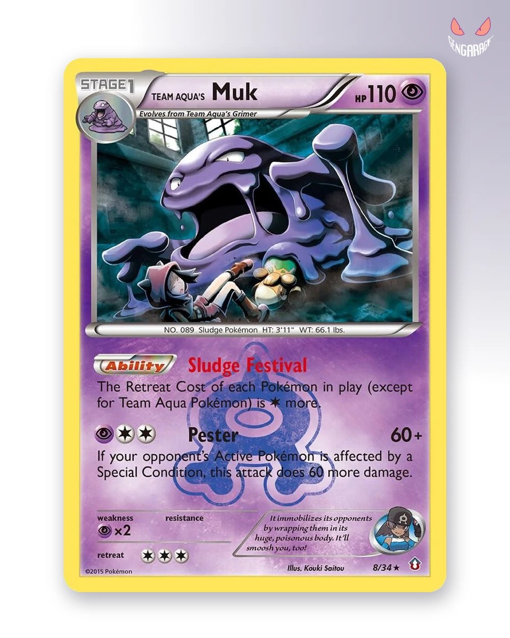 Team Aqua's Muk 8 [H] [NM] - Double Crisis