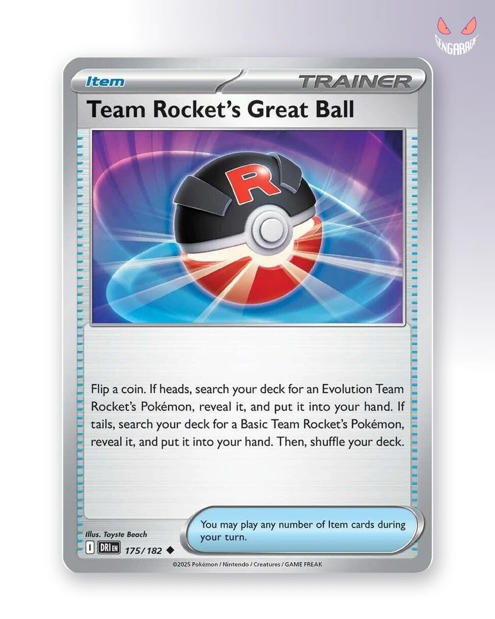 Team Rocket's Great Ball 175 [NM] - Destined Rivals