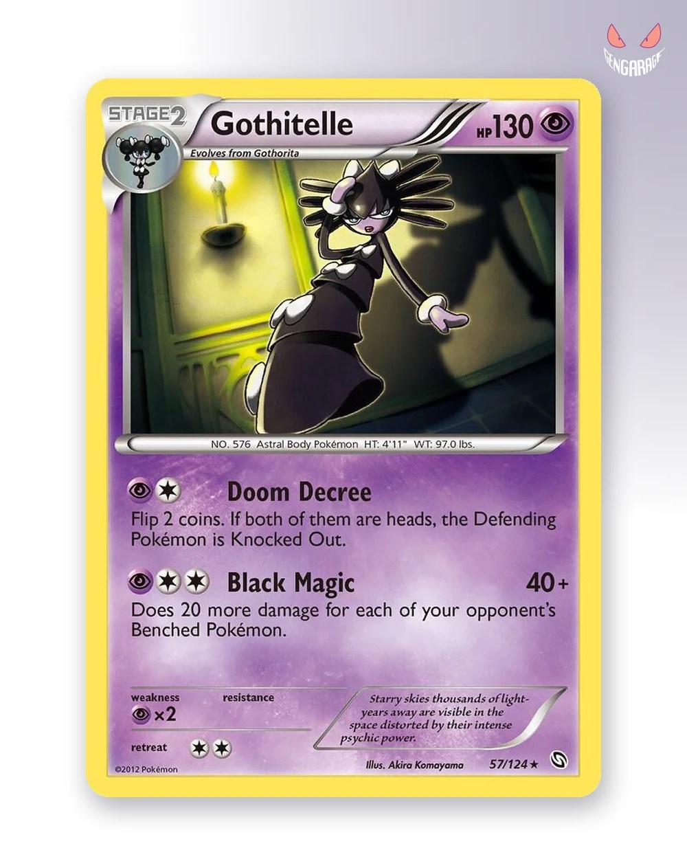 Gothitelle 57 [RH] [NM] - Dragons Exalted