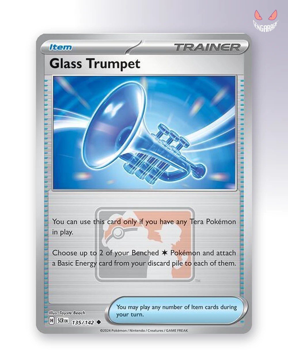 Glass Trumpet 135 [ES] [RH] [NM] - League & Championship Cards