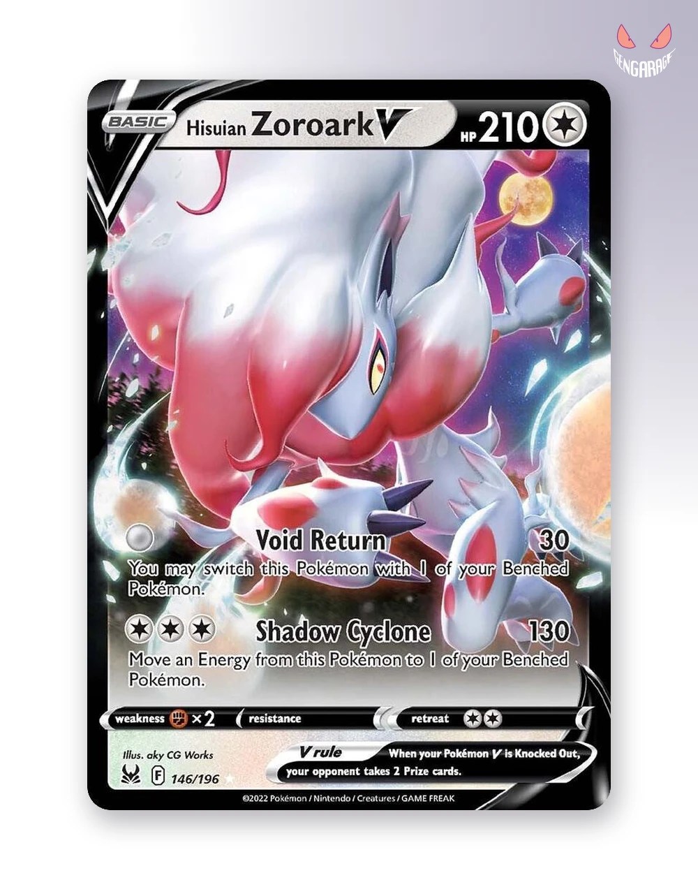 Hisuian Zoroark V  146 [ES] [NM] - Lost Origin