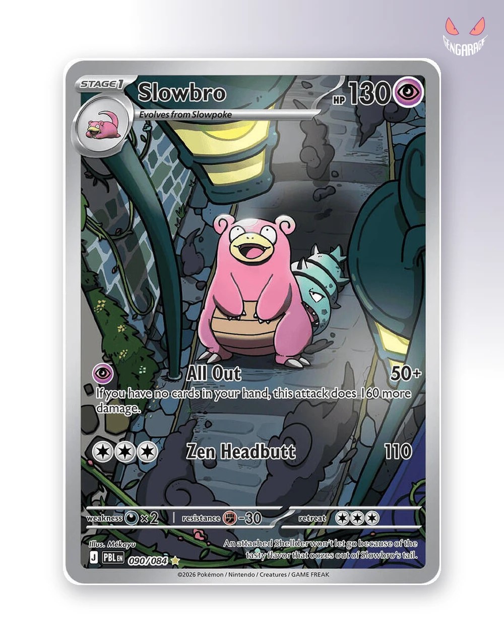 Slowbro 90 [NM] - Pitch Black