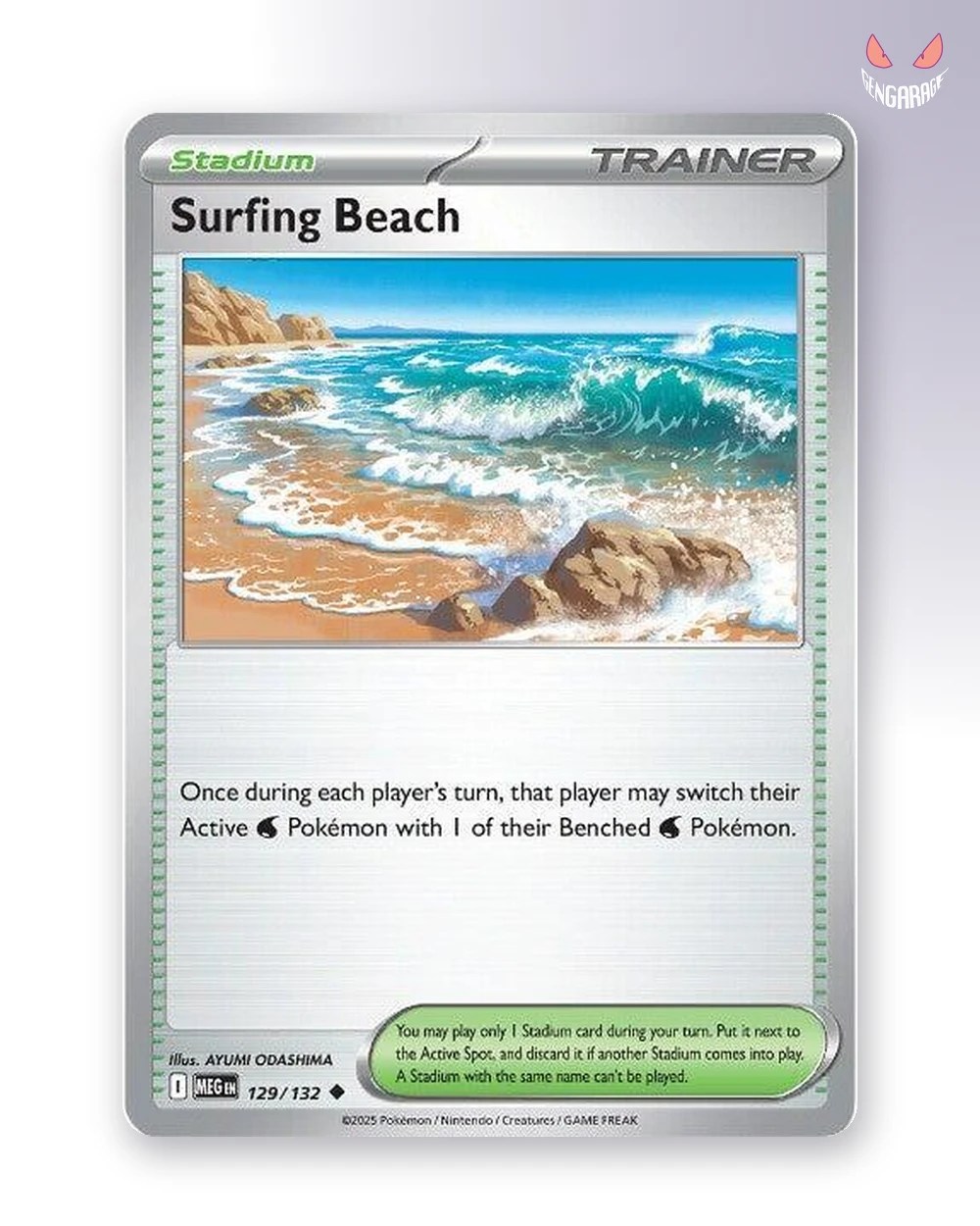 Surfing Beach 129 [LA] [NM] - Mega Evolution