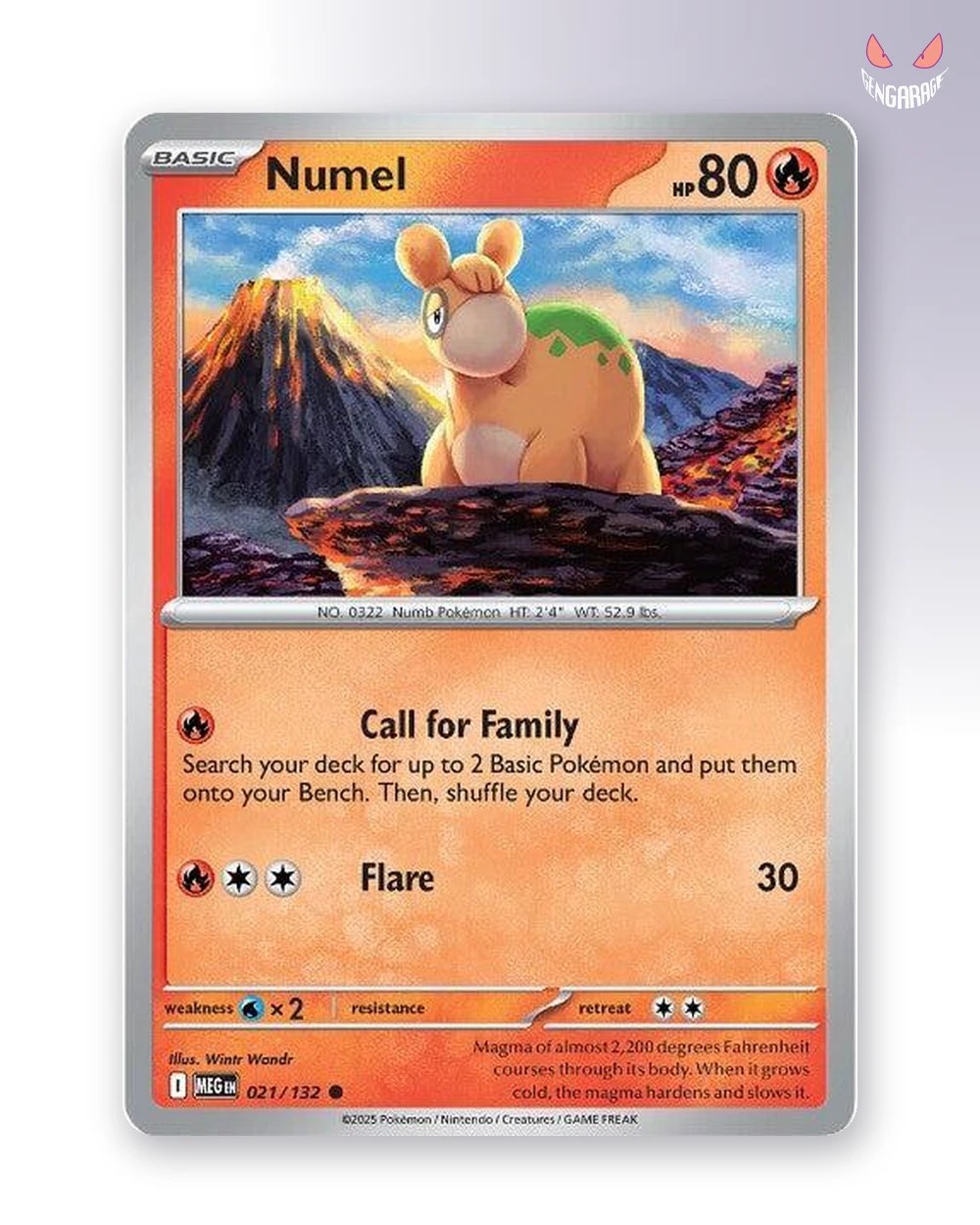 Numel 21 [RH] [NM] - Mega Evolution