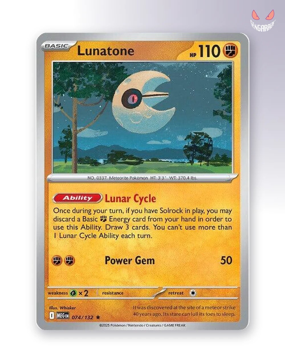 Lunatone 74 [RH] [NM] - Mega Evolution