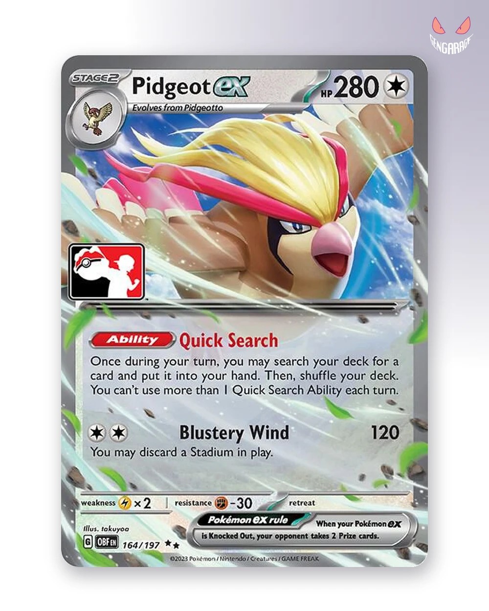 Pidgeot Ex 164 [ES] [liga] [NM] - Obsidian Flames