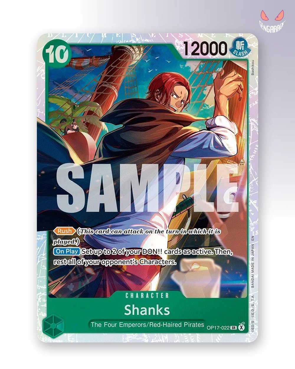 Shanks OP17-022 [NM] - The World's Strongest Warriors