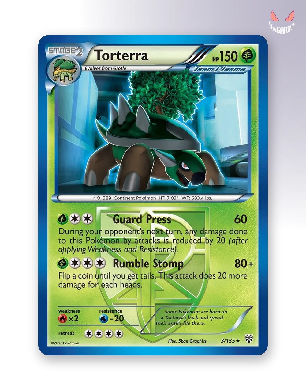 Torterra 3 [RH] [LP] - Plasma Storm