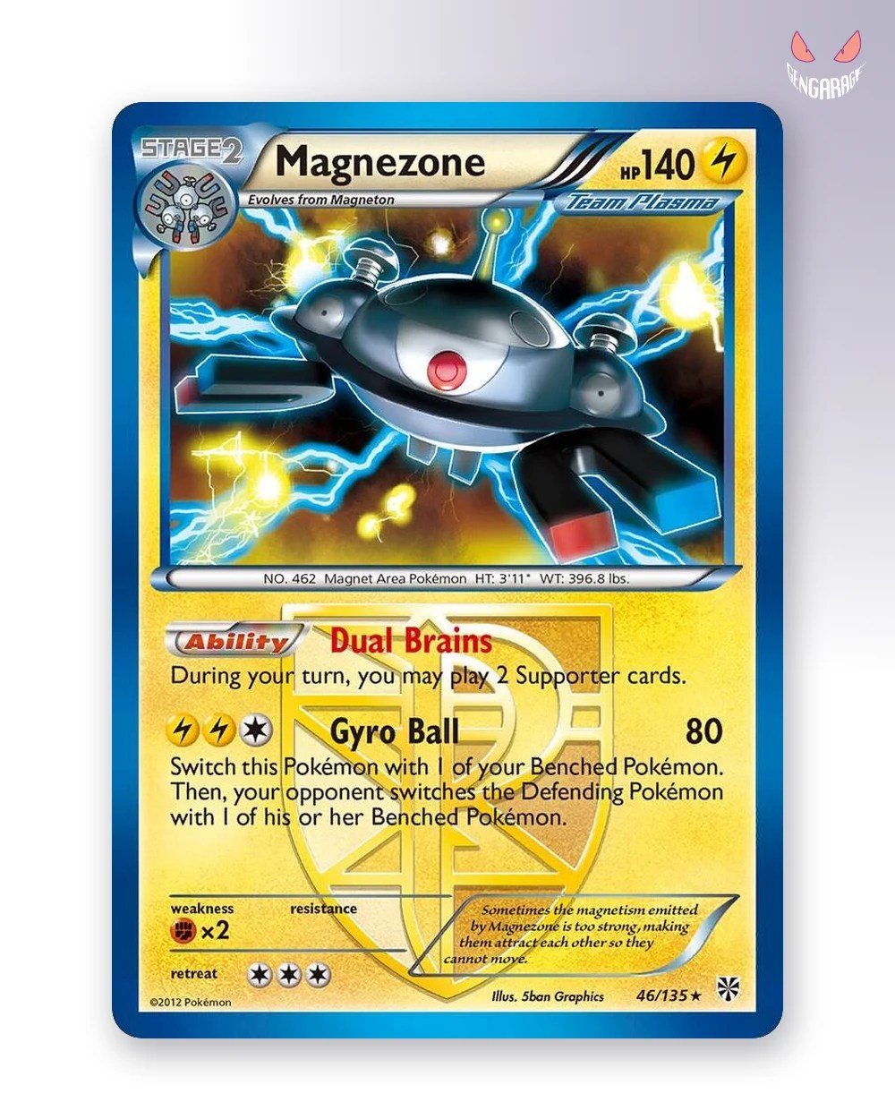 Magnezone (Team Plasma) 46 [H] [NM] - Plasma Storm
