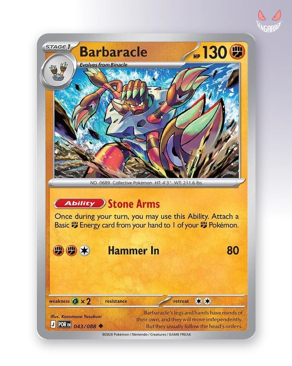 Barbaracle 43 [RH] [NM] - Perfect Order