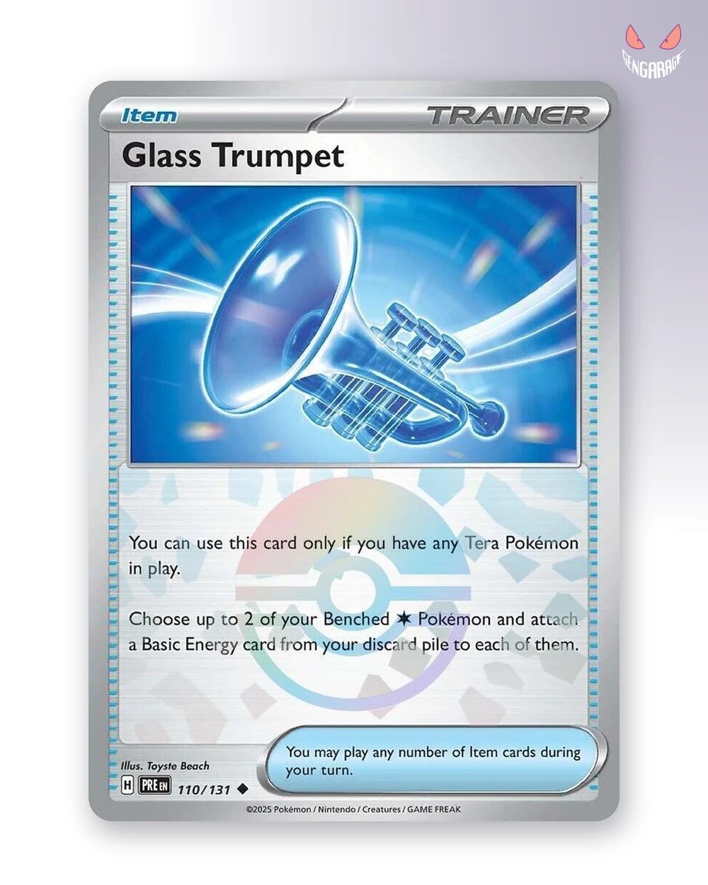 Glass Trumpet 110 [Pokeball] [NM] - Prismatic Evolutions