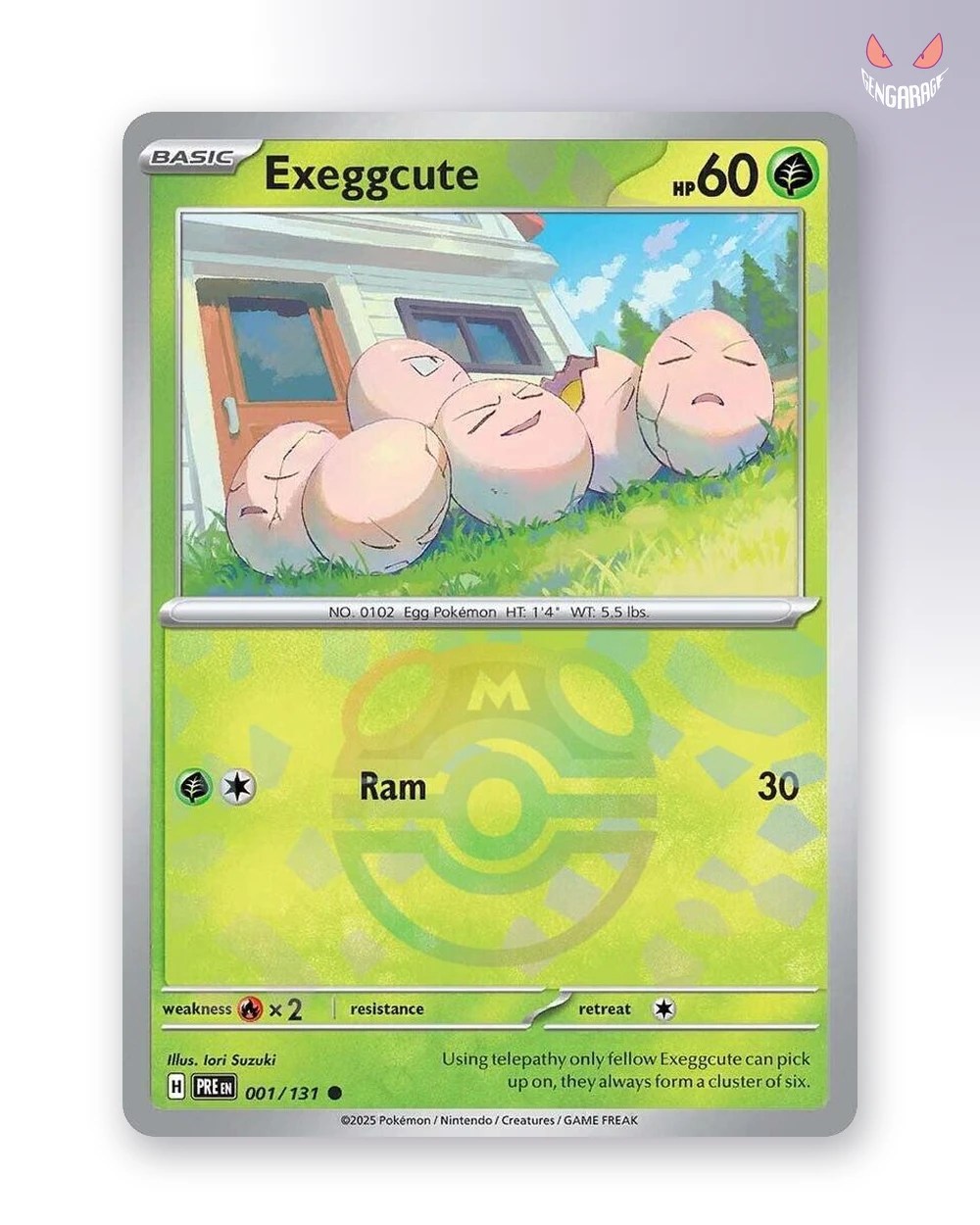 Exeggcute 1 [MasterBall] [NM] - Prismatic Evolutions
