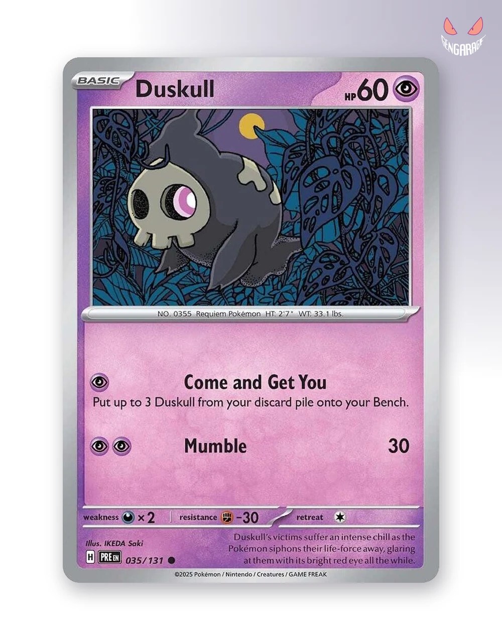 Duskull 35 [ES] [NM] - Prismatic Evolutions