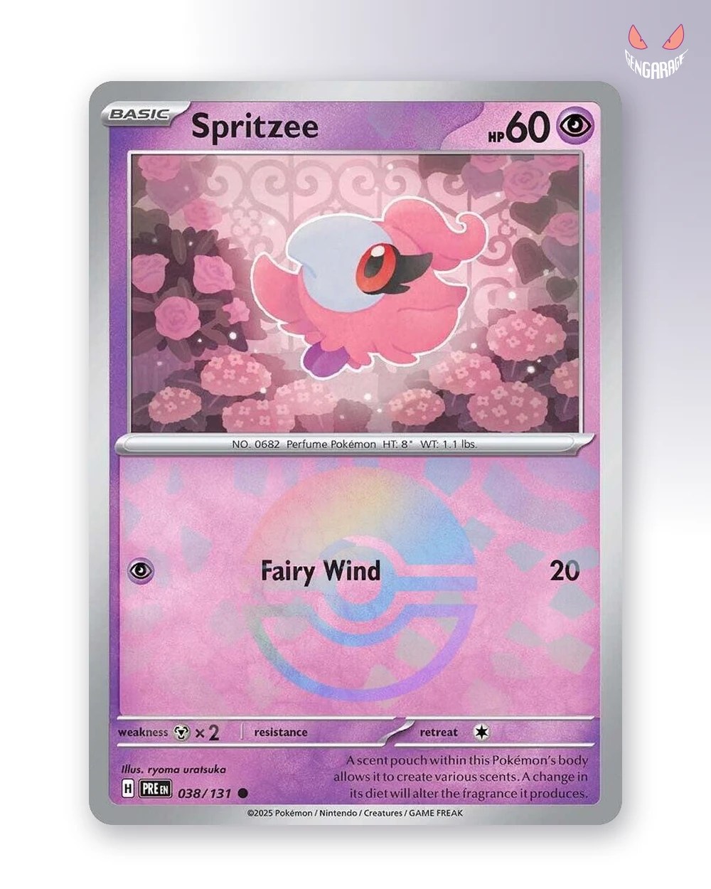 Spritzee 38 [Pokeball] [NM] - Prismatic Evolutions