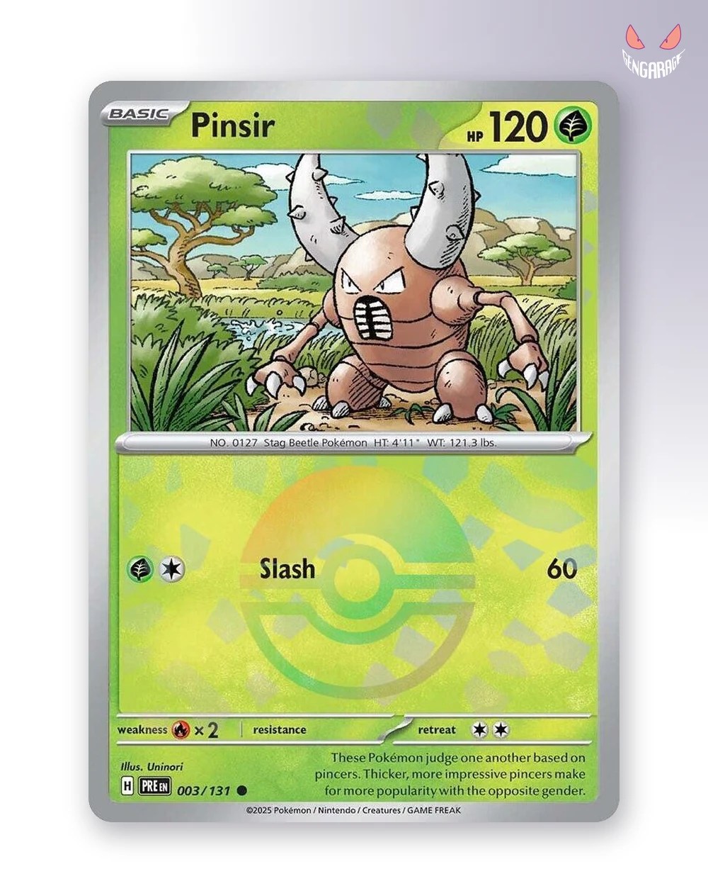 Pinsir 3 [Pokeball] [NM] - Prismatic Evolutions