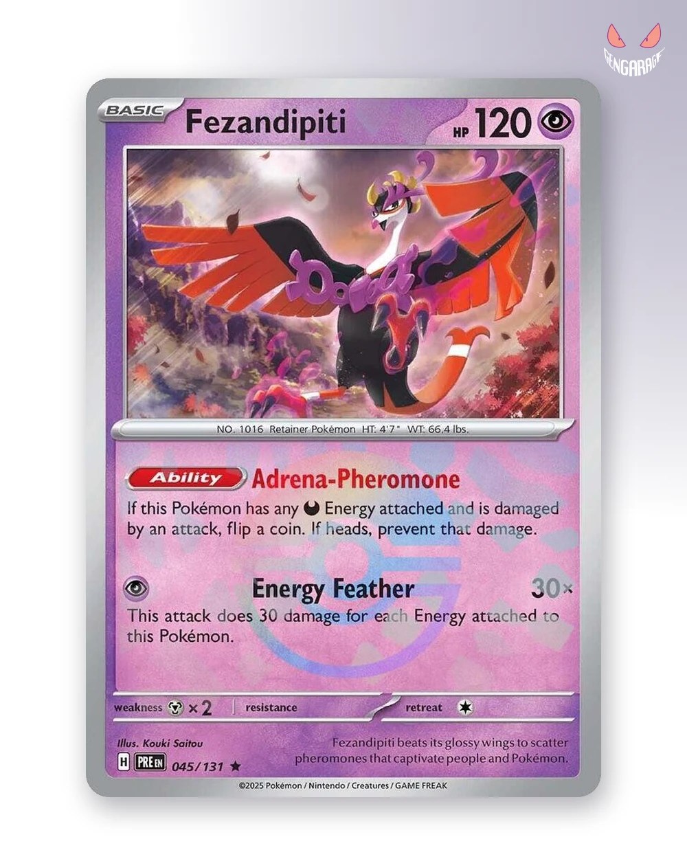 Fezandipiti 45 [Pokeball] [NM] - Prismatic Evolutions