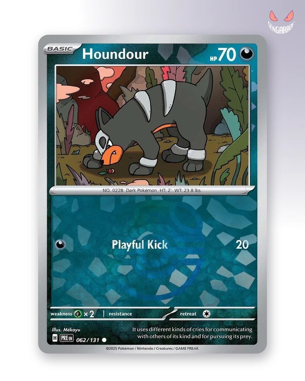 Houndour  62 [MasterBall] [NM] - Prismatic Evolutions