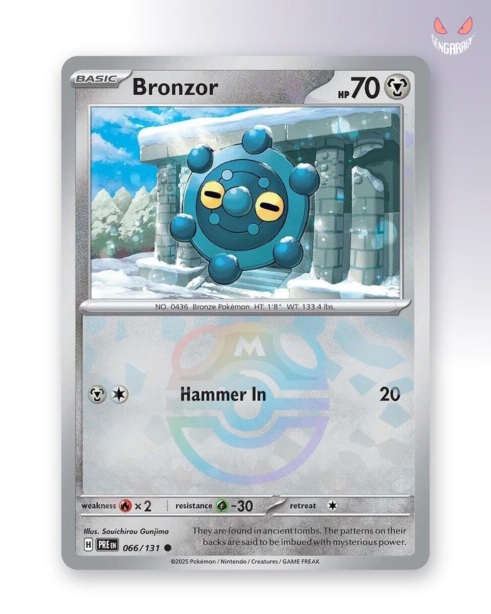 Bronzor  66 [MasterBall] [NM] - Prismatic Evolutions