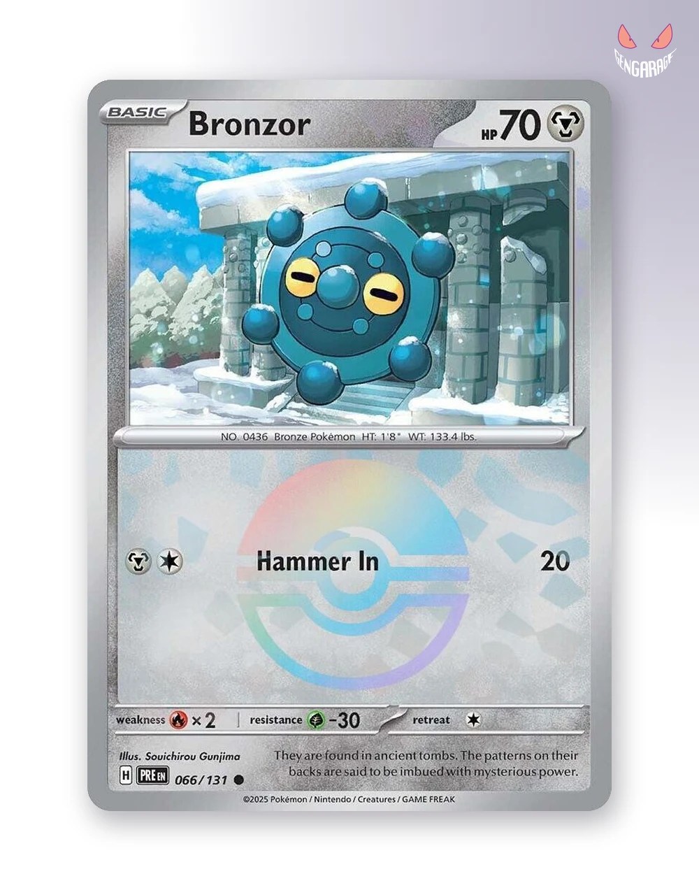 Bronzor 66 [Pokeball] [NM] - Prismatic Evolutions