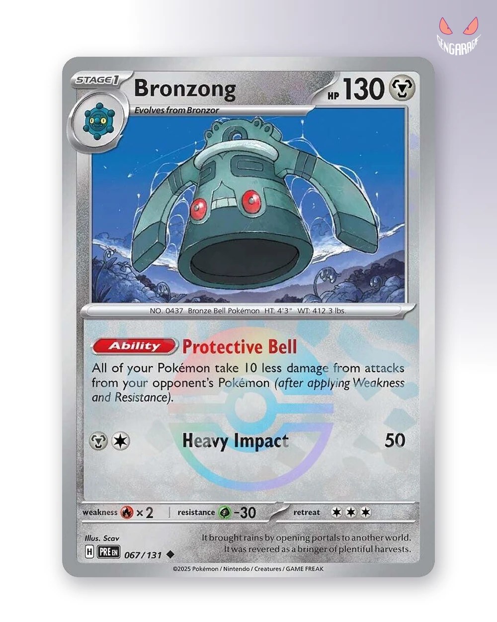 Bronzong 67 [Pokeball] [NM] - Prismatic Evolutions