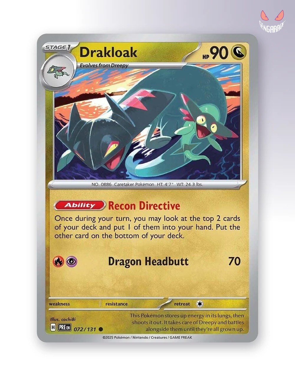 Drakloak 72 [RH] [NM] - Prismatic Evolutions