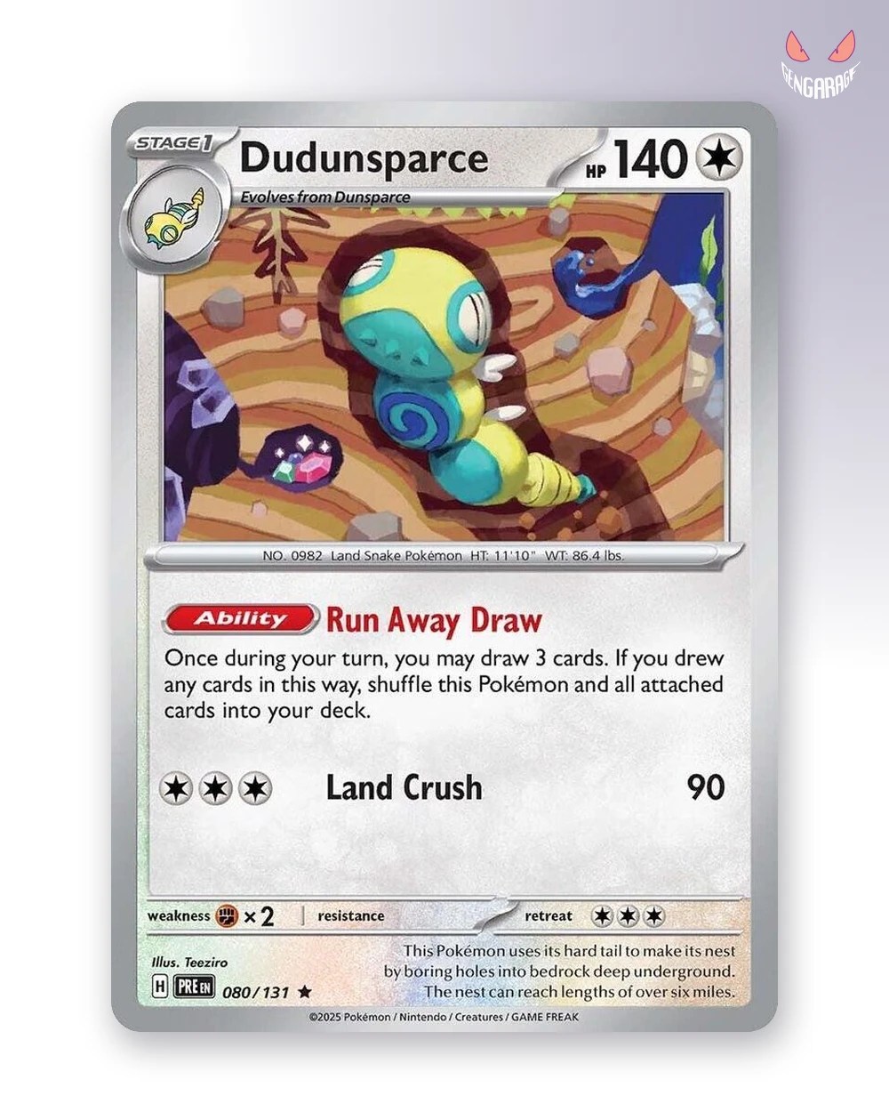 Dudunsparce 80 [ES] [H] [NM] - Prismatic Evolutions