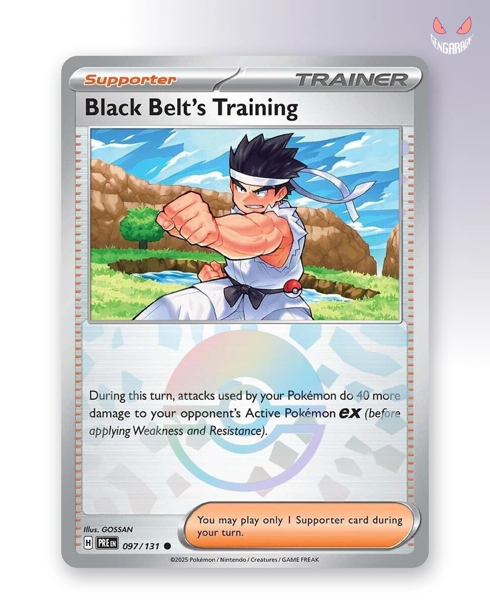 Black Belt's Training 97 [Pokeball] [NM] - Prismatic Evolutions