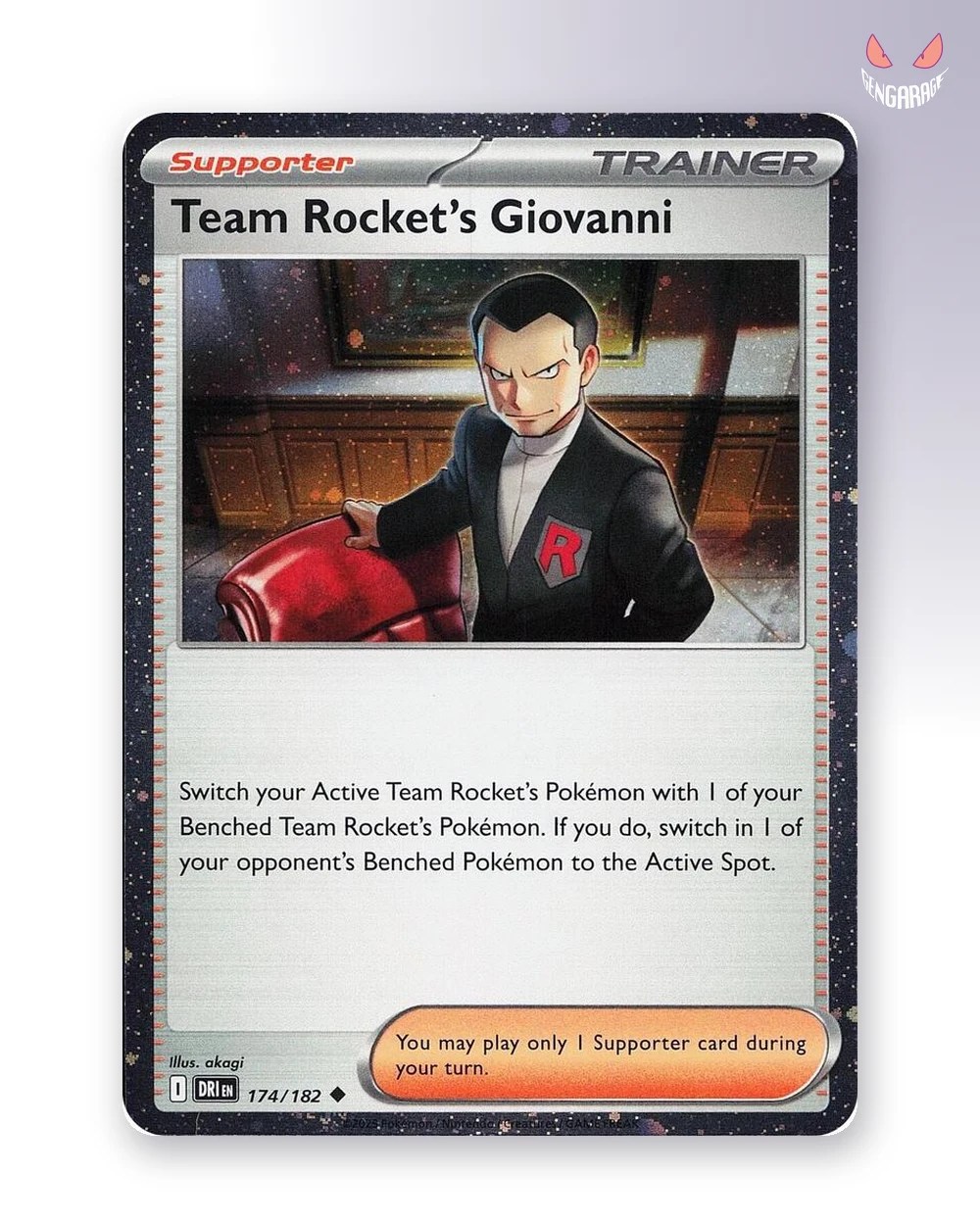 Team Rocket's Giovanni (Cosmos Holo) 174 [Cosmos Holo] [NM] - Miscellaneous Cards & Products